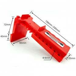 Khóa van bi tay gạt đường kính ống DN50-DN70mm PROLOCKEY ABVL04