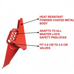 Khóa tay cầm van bi xoay 1/4 kiểu nêm Master Lock S3476