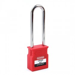 Ổ khóa LOTO cùm thép 76mm PROLOCKEY KD-CP76S-RED