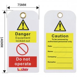 Thẻ khóa cảnh báo "DO NOT OPERATE" PROLOCKEY LT01