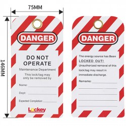 Thẻ cảnh báo “DANGER–DO NOT OPERATE” PROLOCKEY LT03