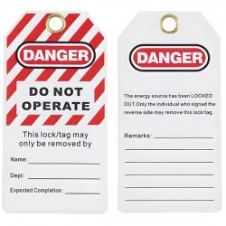 Thẻ cảnh báo "DANGER – DO NOT OPERATE" PROLOCKEY LT02