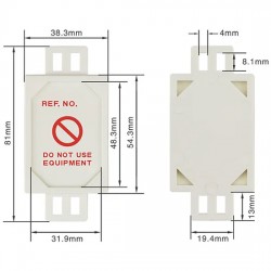 Thẻ treo kiểm tra an toàn giàn giáo PROLOCKEY SLT03
