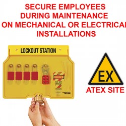 Trạm khóa LOTO treo tường Master Lock 1482B