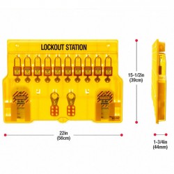 Trạm khóa LOTO treo tường Master Lock 1483B