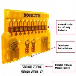 Trạm khóa LOTO treo tường Master Lock 1483B