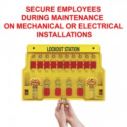 Trạm khóa LOTO treo tường Master Lock 1483B