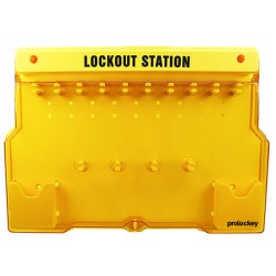 Trạm quản lý LOTO treo tường 10 móc PROLOCKEY LS02