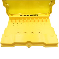 Trạm quản lý LOTO treo tường 10 móc PROLOCKEY LS03