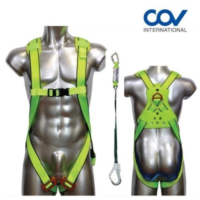 Dây đai toàn thân 1 móc nhôm lớn có giảm sốc COVB-202282-3000100-AL
