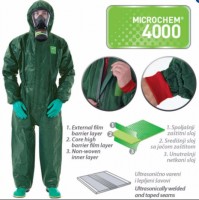 Quần áo chống hóa chất Microchem 4000