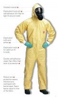 Quần áo chống hóa chất Dupont Tychem C