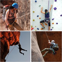 Dụng cụ hạ dây cứu hộ có tai khóa bằng nhôm hợp kim 40KN Adela AF-79