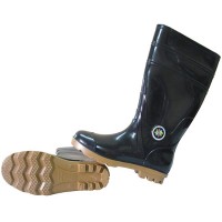 Ủng nhựa đen đế nâu TGP-CLD238