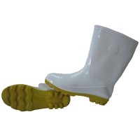 Ủng nhựa trắng đế vàng TGP-TV228