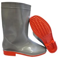 Ủng nhựa xám đế đỏ TGP-XAD015