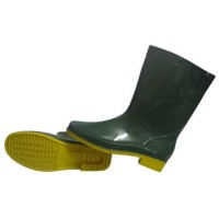 Ủng nhựa xanh rêu đế vàng TGP-RV015