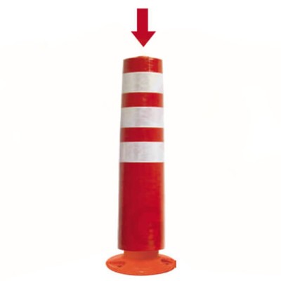 Nắp phủ phản quang cho cọc tiêu hình trụ CFP-PVC1066