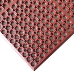 Thảm cao su chống trơn trượt TATEKSAFE WG-701A màu đỏ