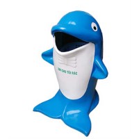 Thùng rác hình con cá heo TATEKSAFE-NTCCH