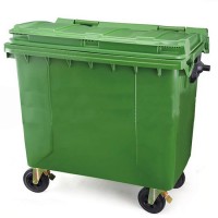 Thùng rác công cộng 660 lít nhựa HDPE TATEKSAFE-NT660L01