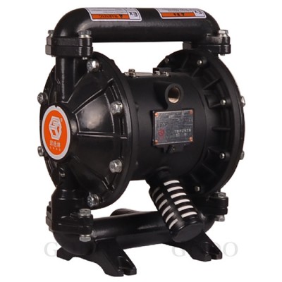 Máy bơm màng khí nén nhựa PTFE thân gang GODO QBY3-25A