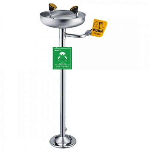 Bồn rửa mắt khẩn cấp chân đứng gắn sàn WJH0959