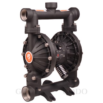 Máy bơm màng khí nén nhựa PTFE thân hợp kim nhôm GODO QBY3-50