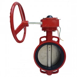 Van bướm tay quay tín hiệu điện DN150 ARV ABFS650-150