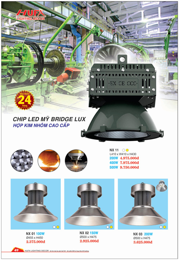 Đèn led nhà xưởng HUFA NX11 1
