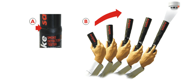 Chai thử khói cầm tay SMOKE SABRE 2