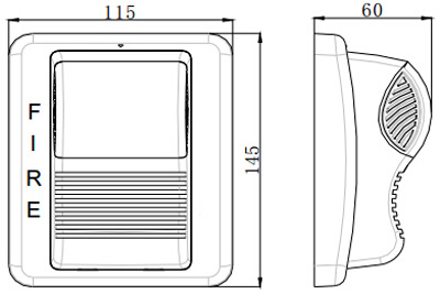 Chuông đèn báo cháy thông thường TANDA TXC 3304 1