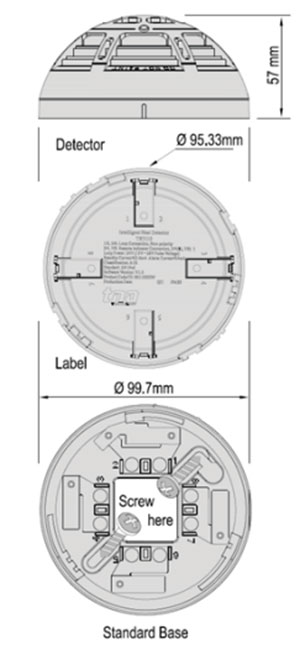 Đầu báo nhiệt cố định kết hợp gia tăng địa chỉ TANDA TX7110 2