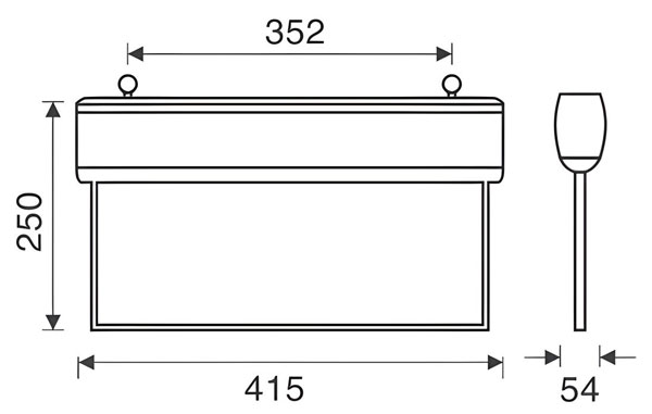 Đèn chỉ dẫn thoát hiểm PARAGON PEXI11CW 1