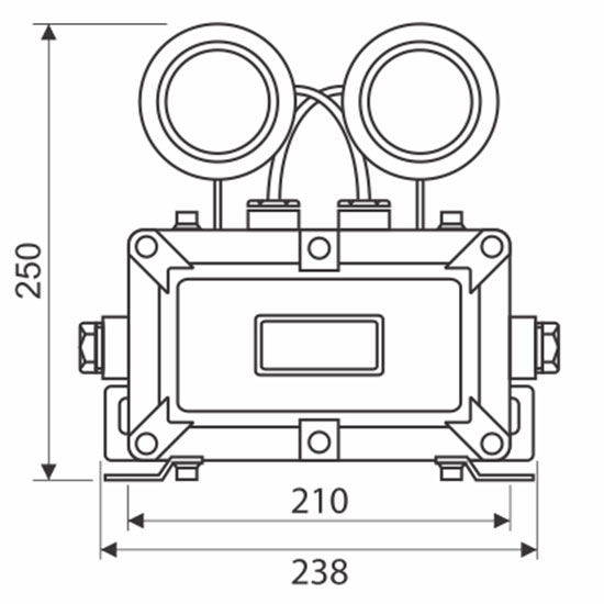 Đèn khẩn cấp phòng chống cháy nổ PARAGON EEW ESL102 3