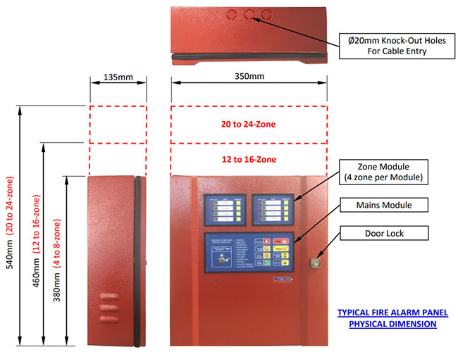 Tủ báo cháy thường Multron CFP 600 1