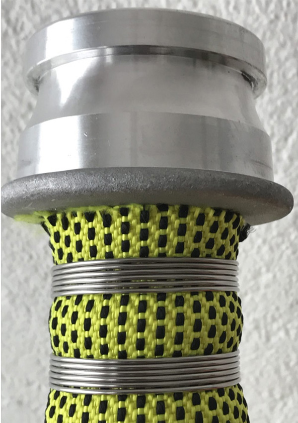 Vòi chữa cháy RIBBFLEX G KONTRAST xanh chấm đen 2