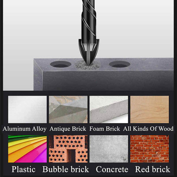 Bộ 5 mũi khoan đa năng 4 cạnh 12mm Century LU MKDN 12 1