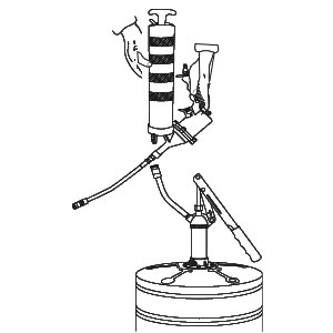 Bộ súng bôi mỡ khí nén bằng tay 400CC 2 chức năng TOP PA 801K 2