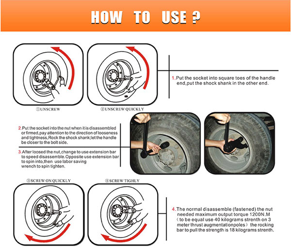 Bộ tăng lực mở bánh xe tải 1 inch CENTURY 170317 BS 4