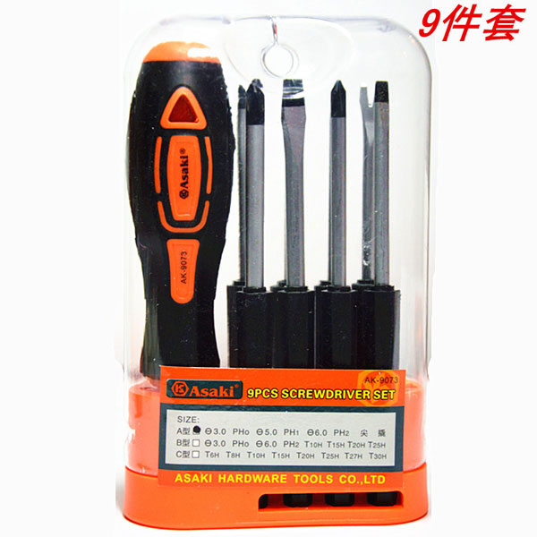 Bộ tô vít đa năng 9 cây ASAKI AK 9073 3