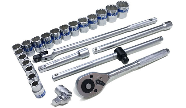 Bộ tuýp đầu bông hệ mét 24 chi tiết TOP KW S424D 12