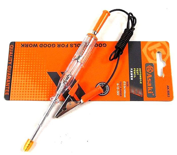 Bút thử điện một chiều DC 6 24V Asaki AK 9063 1