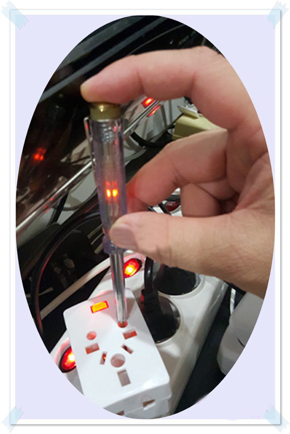 Bút thử điện một chiều DC 6 24V Asaki AK 9063 2