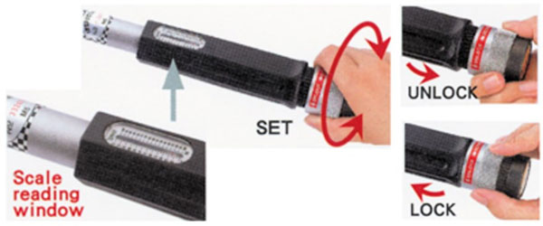 Cần siết chỉnh lực có đồng hồ 600 320Nm Licota AQW N4320V 2