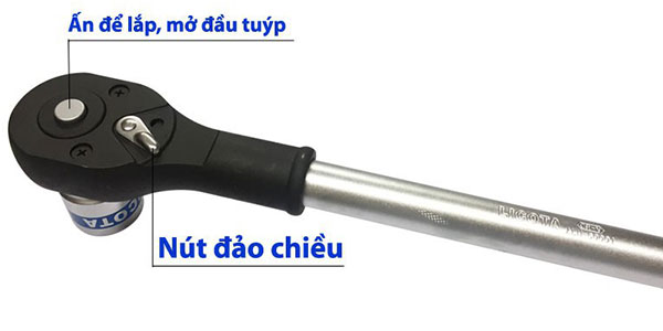 cấn siết tự động đầu khấu vuông Licota ALH 60001F 2
