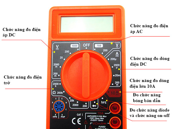 Đồng hồ đo điện vạn năng kỹ thuật số Asaki AK 9180 4