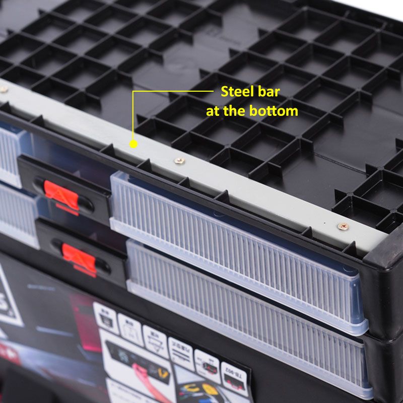 Hộp đựng đồ nghề bằng nhựa 27L Top TB 802 3