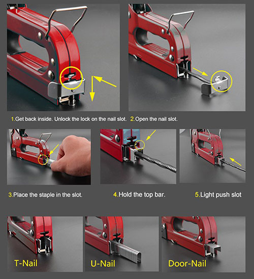 Kìm bấm đinh ghim 4 8mm có tăng Top TST 50011