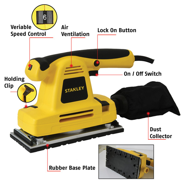 Máy chà nhám Stanley SSS310 3
